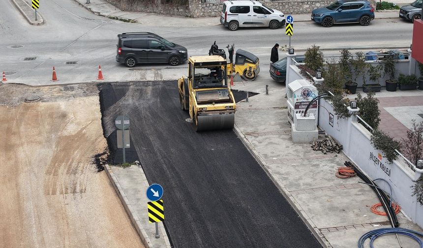 Buca’da yol güçlendirme