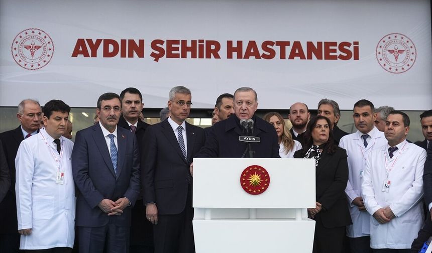 Erdoğan, Aydın Şehir Hastanesi açılışında konuştu!
