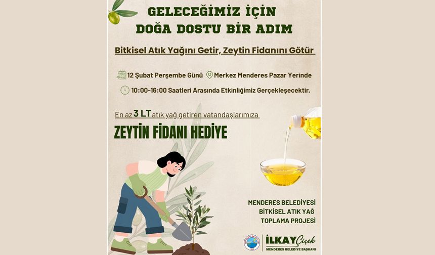 Menderes Belediyesi’nden çevreci hamle