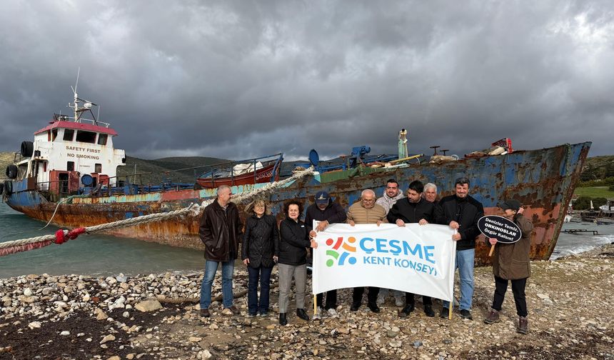 Asbestli söküm tepkisi: Bu gemi buradan kalkacak