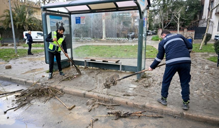 Bornova’da sel alarmı!