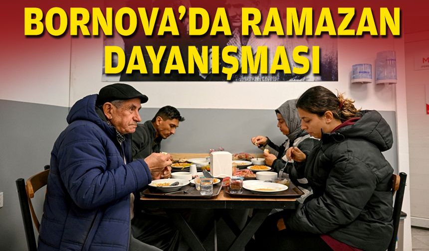 Bornova'da Ramazan dayanışması