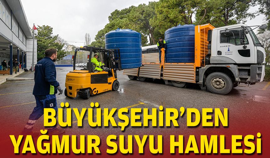 Büyükşehir'den yağmur suyu hamlesi