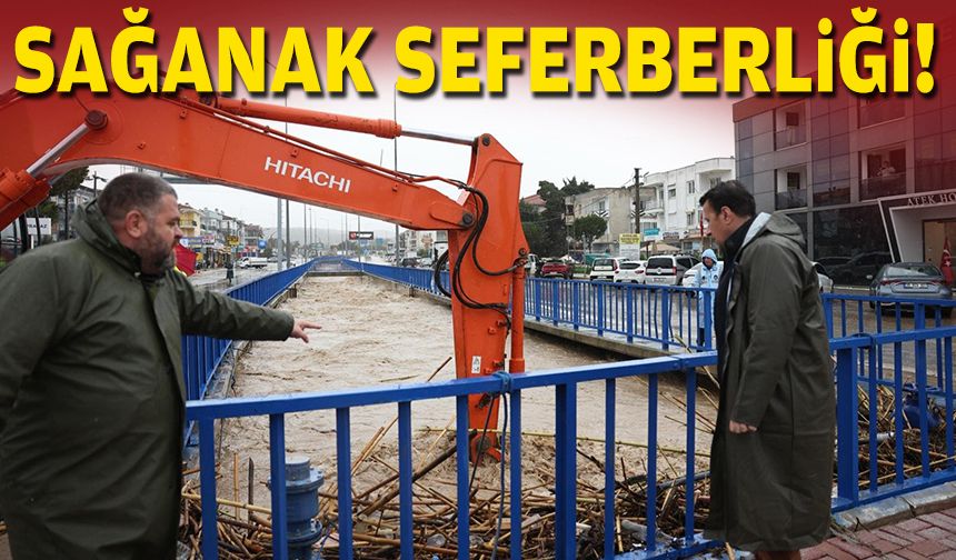 Büyükşehir'den sağanak seferberliği!