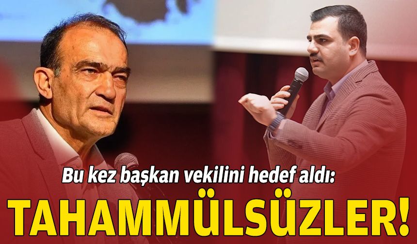 Bu kez başkanvekilini hedef aldı: Tahammülsüzler!