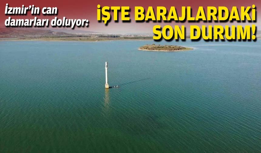 İzmir’in can damarları doluyor: İşte barajlardaki son durum!