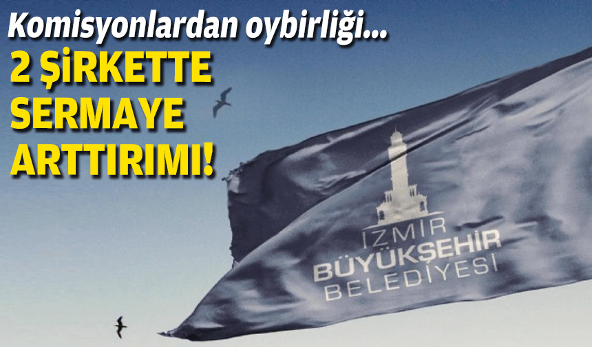 Komisyonlardan oybirliği: 2 şirkette sermaye arttırımı