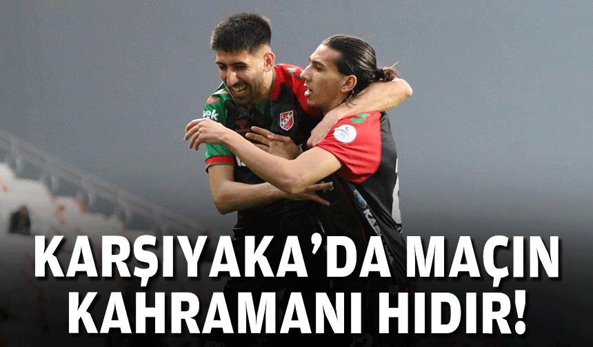 Yeşil-kırmızılılarda maçın kahramanı Hıdır!