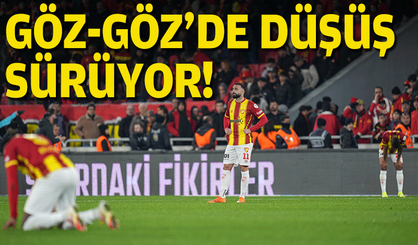 Göztepe'de düşüş sürüyor!