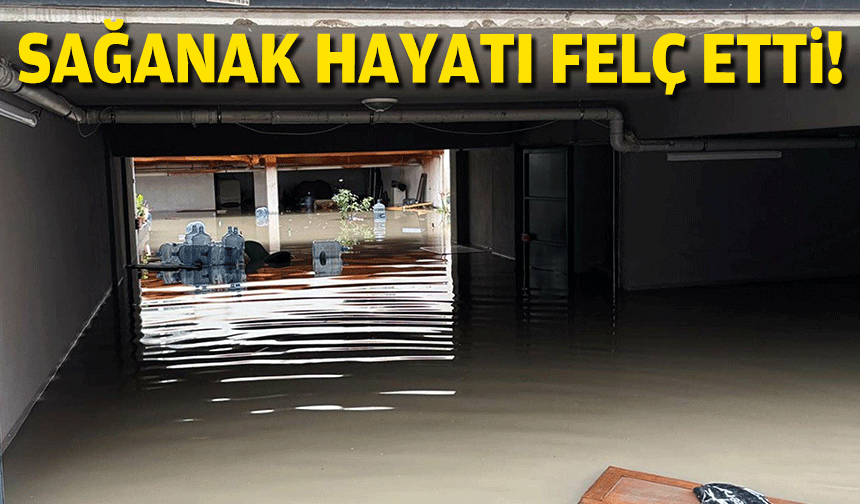 İzmir'de etkili sağanak!