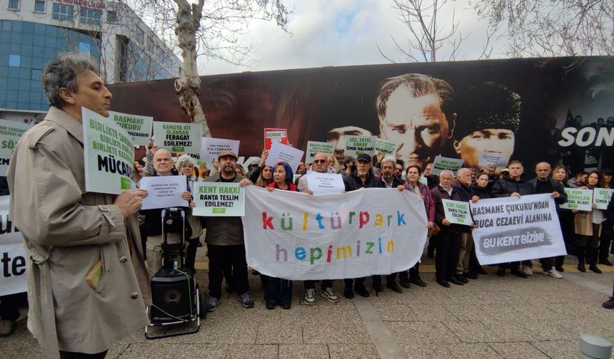 Büyükşehir Meclisi önünde 'Basmane Çukuru' protestosu: Kötü niyet protokolü!
