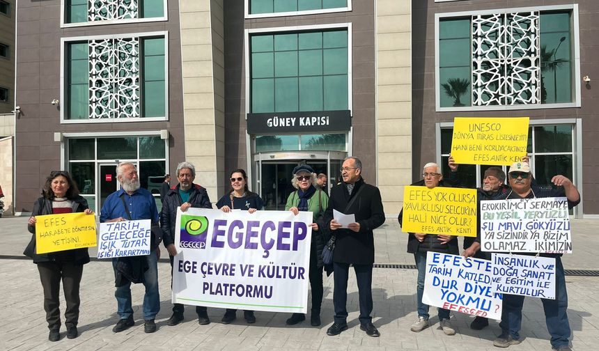 Efes'teki 'karşılama merkezi' yargıda... EGEÇEP'ten 'bakanlık suç işliyor' çıkışı!