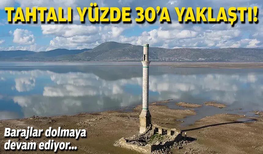 Barajlar dolmaya devam ediyor: Tahtalı yüzde 30’a ulaştı