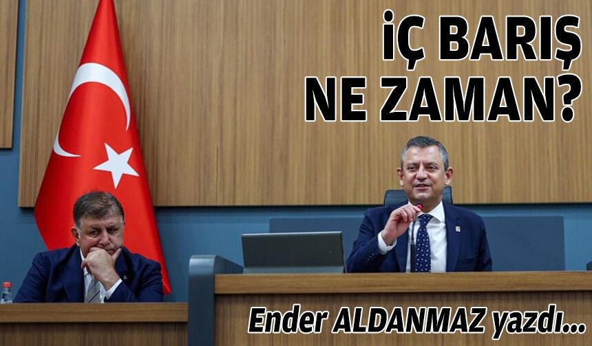İç barış, ne zaman?