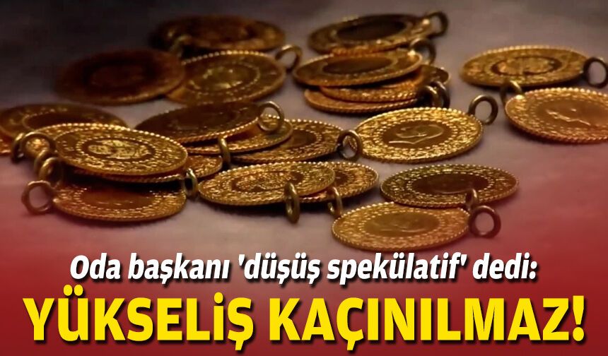 Oda başkanı 'düşüş spekülatif' dedi: Yükseliş kaçınılmaz!