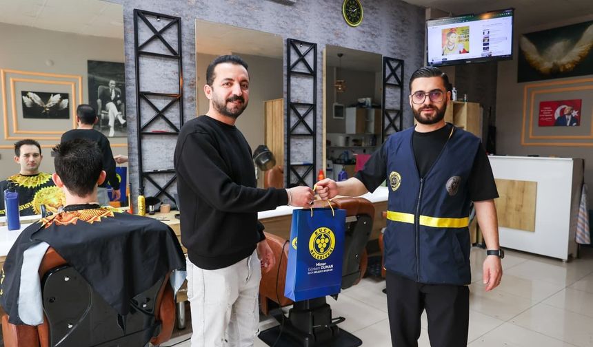 Buca Belediyesi berberleri unutmadı!