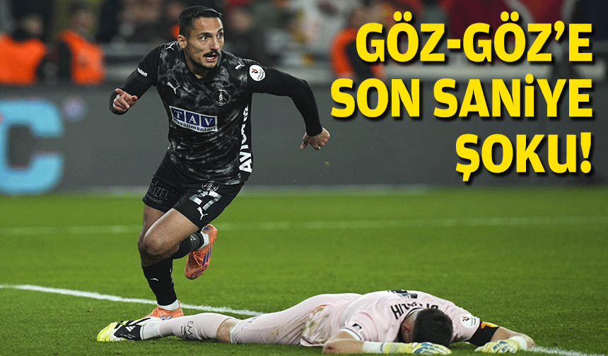Göztepe'ye son saniye şoku!