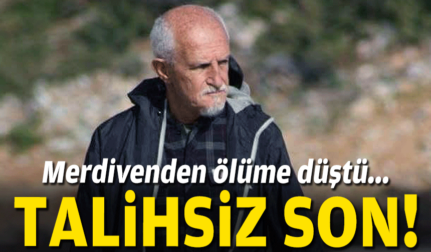 Talihsiz son... Merdivenden ölüme düştü!
