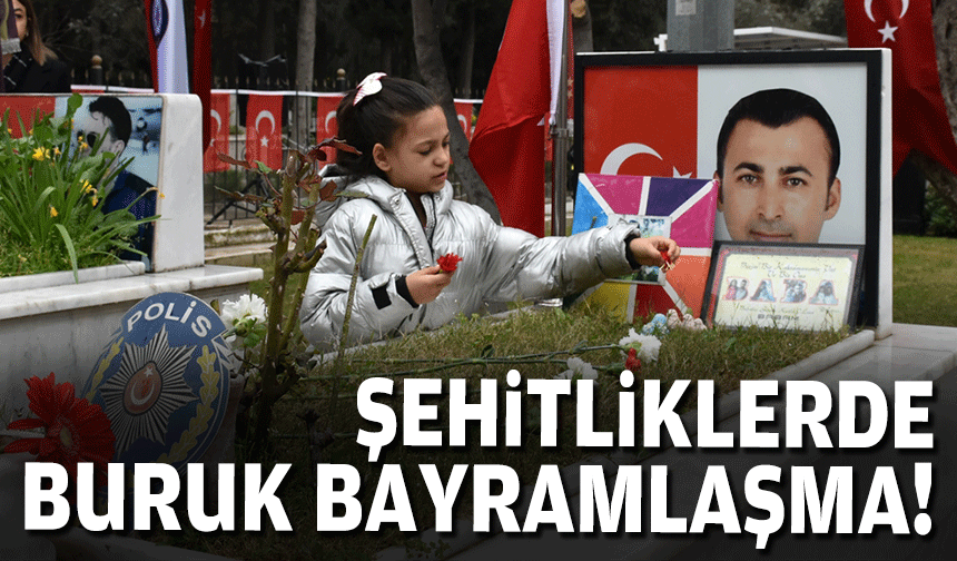 Şehitliklerde buruk bayramlaşma!