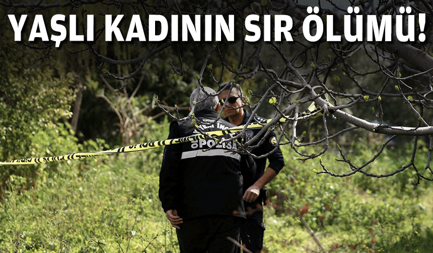 Yaşlı kadının sır ölümü!