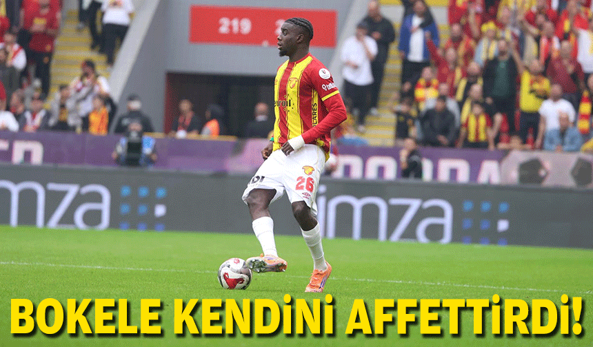 Bokele kendini affettirdi