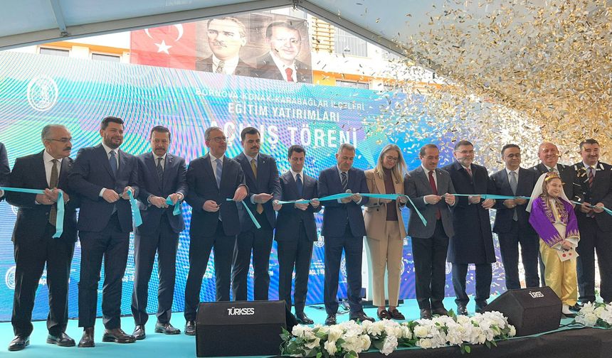 Görkemli tören... İzmir'e 20 okul birden!