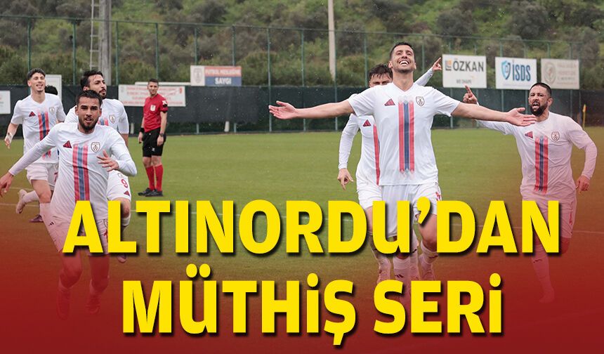 Altınordu'dan müthiş seri