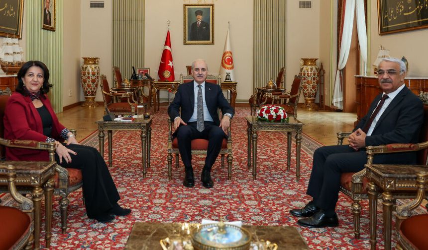 Kurtulmuş, DEM Parti heyetini kabul etti