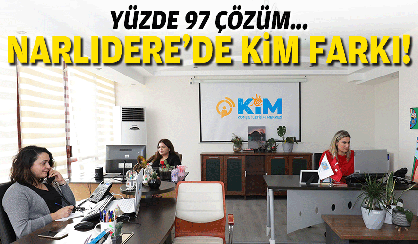 Narlıdere’de, Komşu İletişim Merkezi’nden yüzde 97’74’lük başarı
