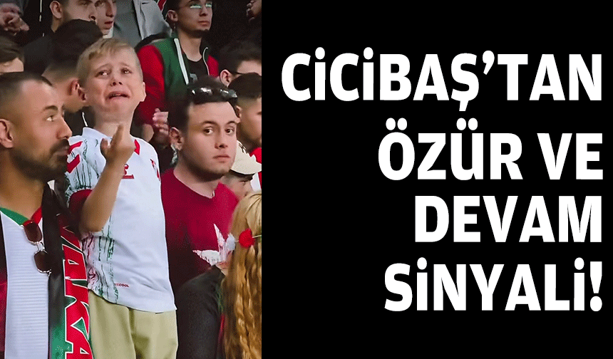 Karşıyaka'da Cicibaş'tan özür ve devam sinyali