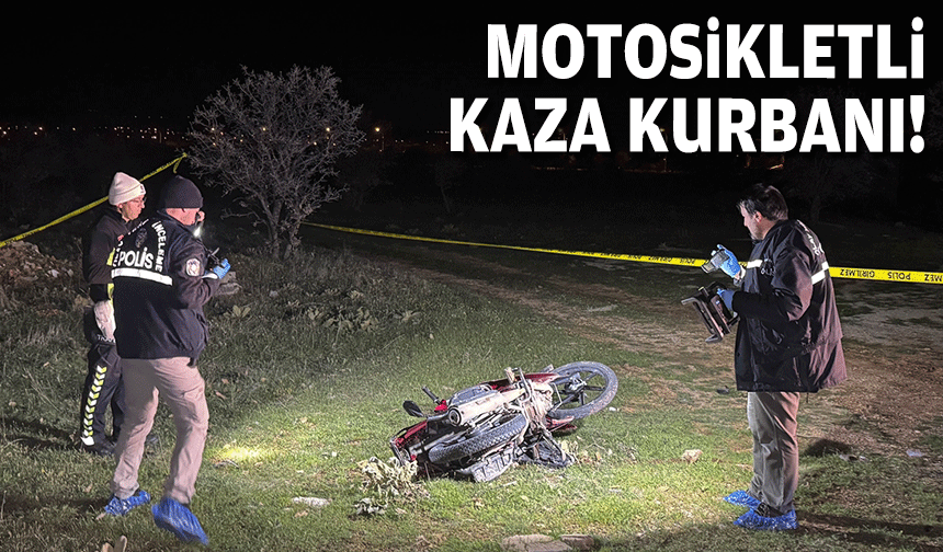 Motosikletli kaza kurbanı!
