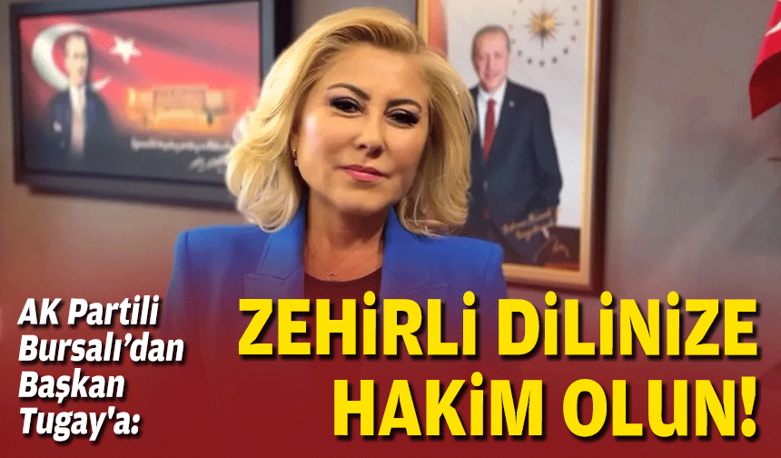 AK Partili Bursalı’dan Başkan Tugay'a: Zehirli dilinize hakim olun!