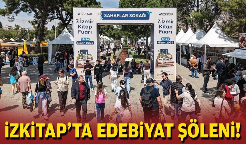 İZKİTAP’ta edebiyat şöleni!