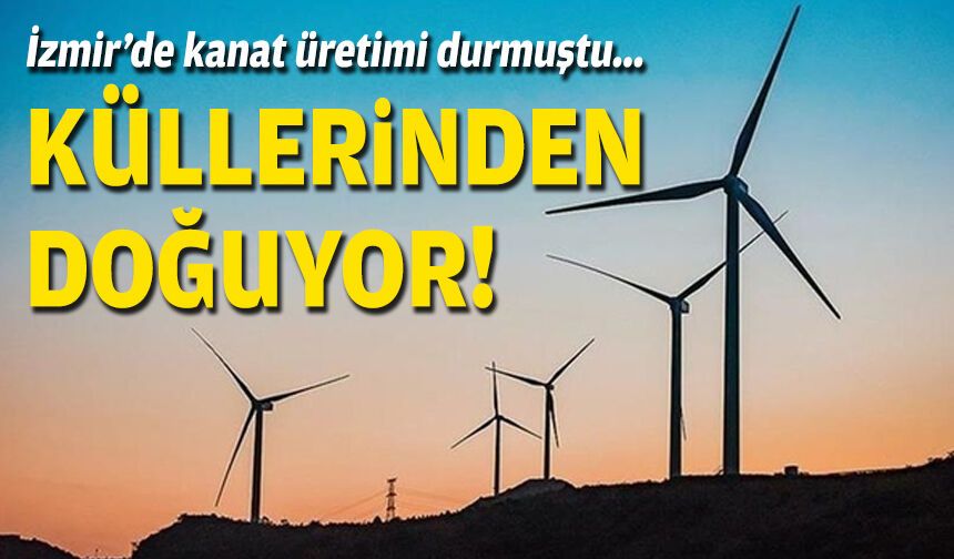 İzmir'de kanat üretimi sonlanmıştı... Küllerinden doğuyor!