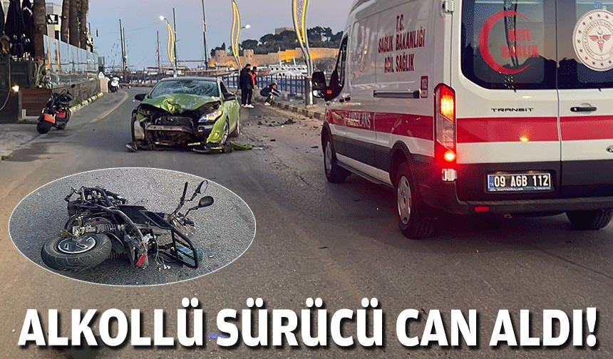 Alkollü sürücü can aldı!
