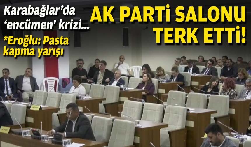 Karabağlar’da ‘encümen’ krizi… AK Parti salonu terk etti!
