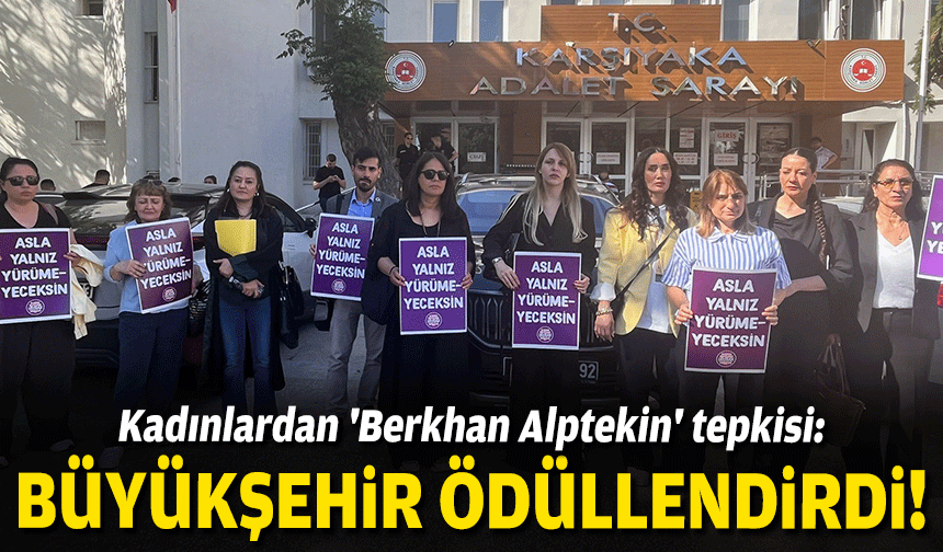 Kadınlardan 'Berkhan Alptekin' tepkisi: Büyükşehir ödüllendirdi!