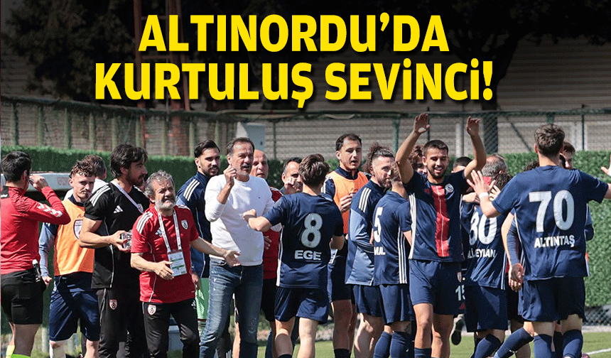 Altınordu'da kurtuluş sevinci