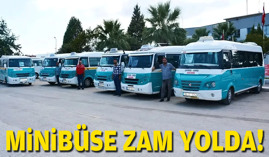 İzmir'de minibüse zam yolda!