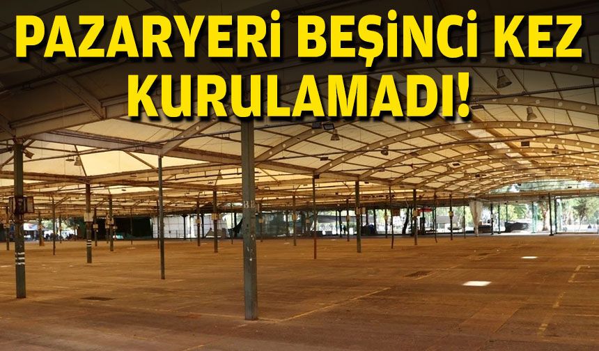 Pazaryeri beşinci kez kurulamadı!