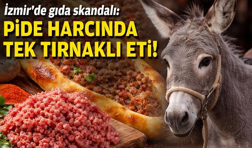 İzmir'de gıda skandalı: Pide harcında tek tırnaklı eti!
