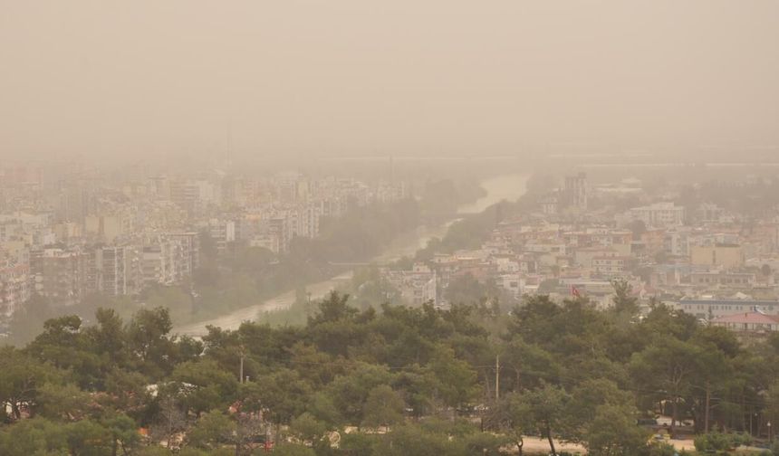 MGM'den toz taşınımı uyarısı: Yarın öğle saatlerine kadar sürecek