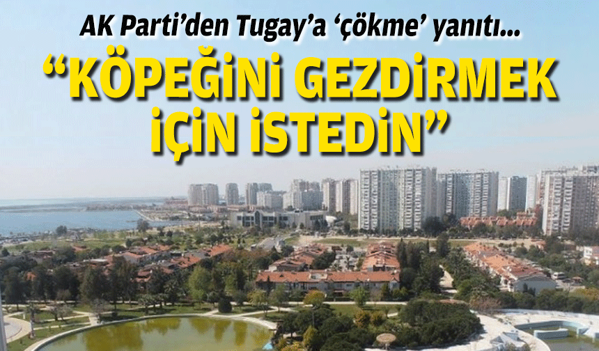 AK Parti’den Tugay’a ‘çökme’ yanıtı... “Köpeğini gezdirmek için istedin”