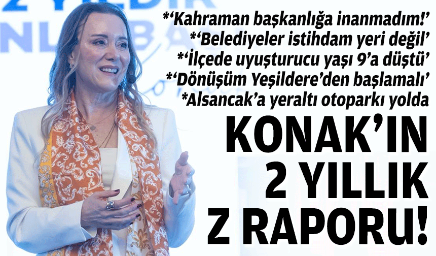Başkan Mutlu’dan 2 yıl raporu: Konak'ta neler yapıldı?
