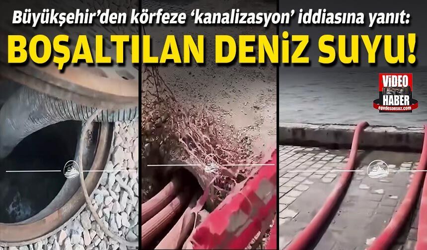 Alsancak’ta vahim iddia: Kanalizasyon atıkları denize boşaltılıyor!
