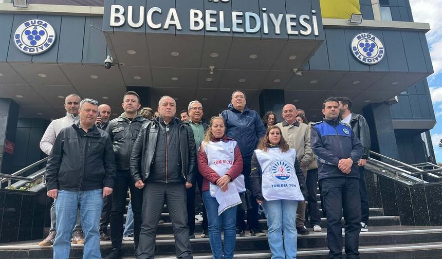 Buca'da memur eylemleri sürüyor!