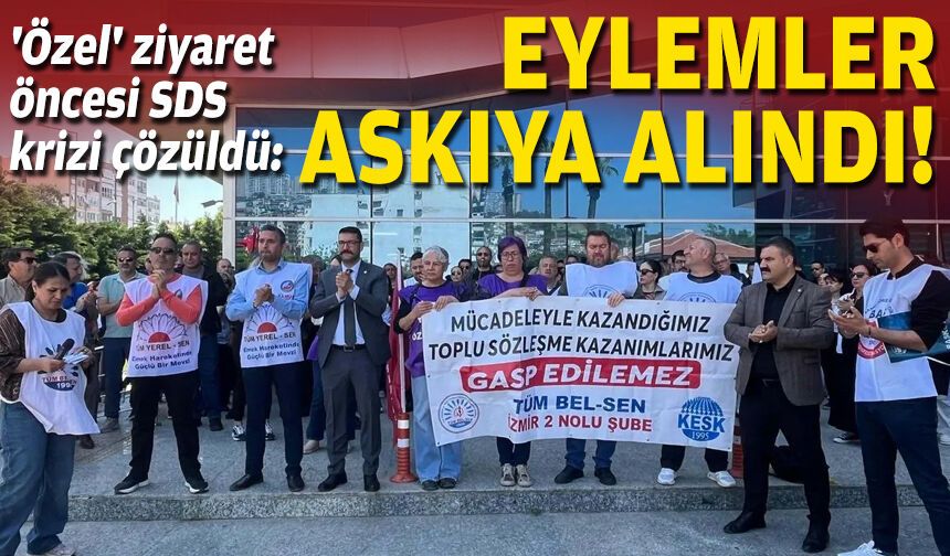 'Özel' ziyaret öncesi SDS krizi çözüldü: Eylemler askıya alındı!