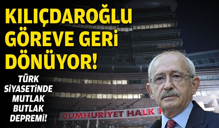 CHP kurultayı davasında ‘mutlak butlan’ kararı!