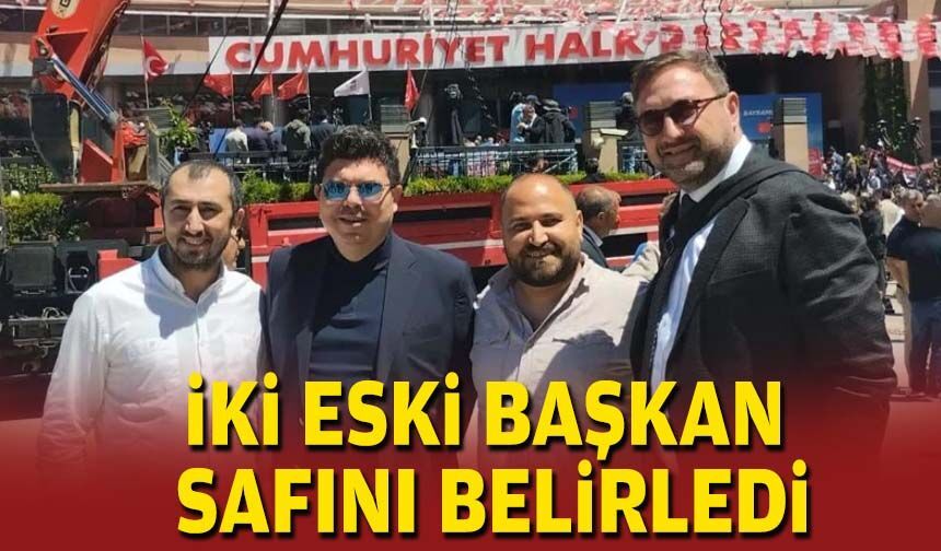 İki eski başkan safını belirledi