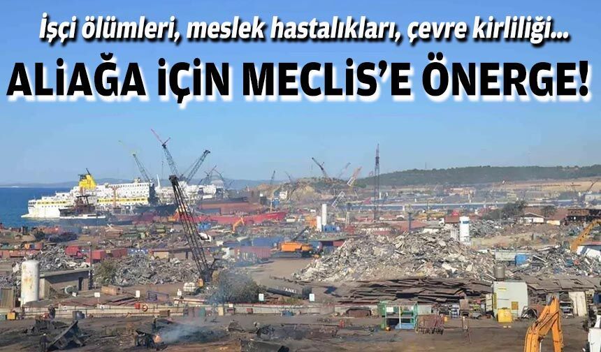 İşçi ölümleri, meslek hastalıkları, çevre kirliliği… Aliağa için Meclis’e önerge!
